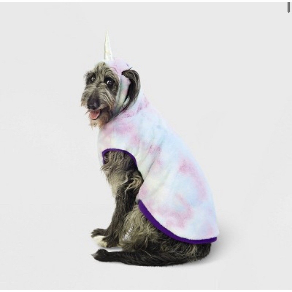 Boutique Unicorn Plush Hoodie Dog Cat Costume XS Halloween 083-09-8316